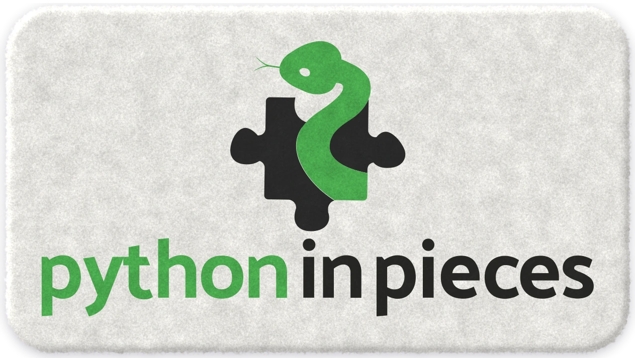 Python in Pieces logo